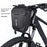 WILD MAN E8 Bicycle Handlebar Bag 3L Waterproof EVA Hard Shell Frame Bag for Mountain Road Bike - Black/3L - 2