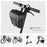 WILD MAN E8 Bicycle Handlebar Bag 3L Waterproof EVA Hard Shell Frame Bag for Mountain Road Bike - Black/3L - 3