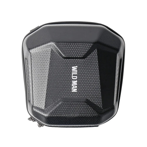 WILD MAN E18 Bicycle Handlebar Bag EVA Hardshell Quick Release Front Bag for Mountain Road Bike - Black/2L - 1