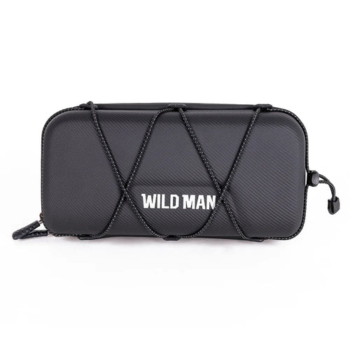 WILD MAN GD8 Bike Handlebar Bag 2L EVA Hard Shell Waterproof Front Bag for Mountain Road Bicycle Cycling - Black - 1