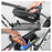 WILD MAN ES4 Bicycle Triangle Bag 1.2L EVA Hard Shell Frame Bag for Road Mountain Bike Cycling - Black/1.2L - 4
