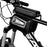 WILD MAN E6S 1.5L Mountain Bike EVA Hard Shell Front Frame Bag Touchscreen Phone Holder Bag for Cycling - Black/Upgraded Version - 1