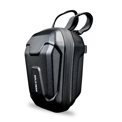 WILD MAN TS9 2.5L Electric Scooter Bag EVA Hard Shell Handlebar Storage Bag for E-Scooter Bicycle - Black - 1