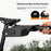 WEST BIKING YP0707447 Bicycle Seat Bag IPX6 Waterproof 1L Saddle Bag with Reflective Strips for Mountain Road Bike - Black - 5