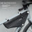 ROCKBROS 30180035 Bicycle Frame Bag 1.7L Waterproof Triangle Bag Magic Tape Mount for Road Mountain Bike - Black - 5