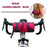 2.4L Capacity Waterproof Bike Handlebar Bag Multifunctional Cycling Storage Pouch - Crimson Camouflage - 2