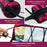 2.4L Capacity Waterproof Bike Handlebar Bag Multifunctional Cycling Storage Pouch - Crimson Camouflage - 3