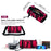 2.4L Capacity Waterproof Bike Handlebar Bag Multifunctional Cycling Storage Pouch - Crimson Camouflage - 5