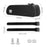 RZAHUAHU 1647 0.8L Bicycle Top Tube Bag Waterproof TPU Cycling Frame Pouch - Black - 4