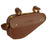 RZAHUAHU YA682 1.5L Waterproof PU Leather Bicycle Frame Bag Triangle Storage for Cycling - Dark Brown - 2