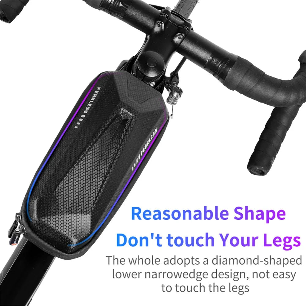 WEST BIKING YP0707255 1.5L Bicycle Hard Shell Bag EVA Waterproof Front Bag Front Top Tube Cycling Pouch - 2
