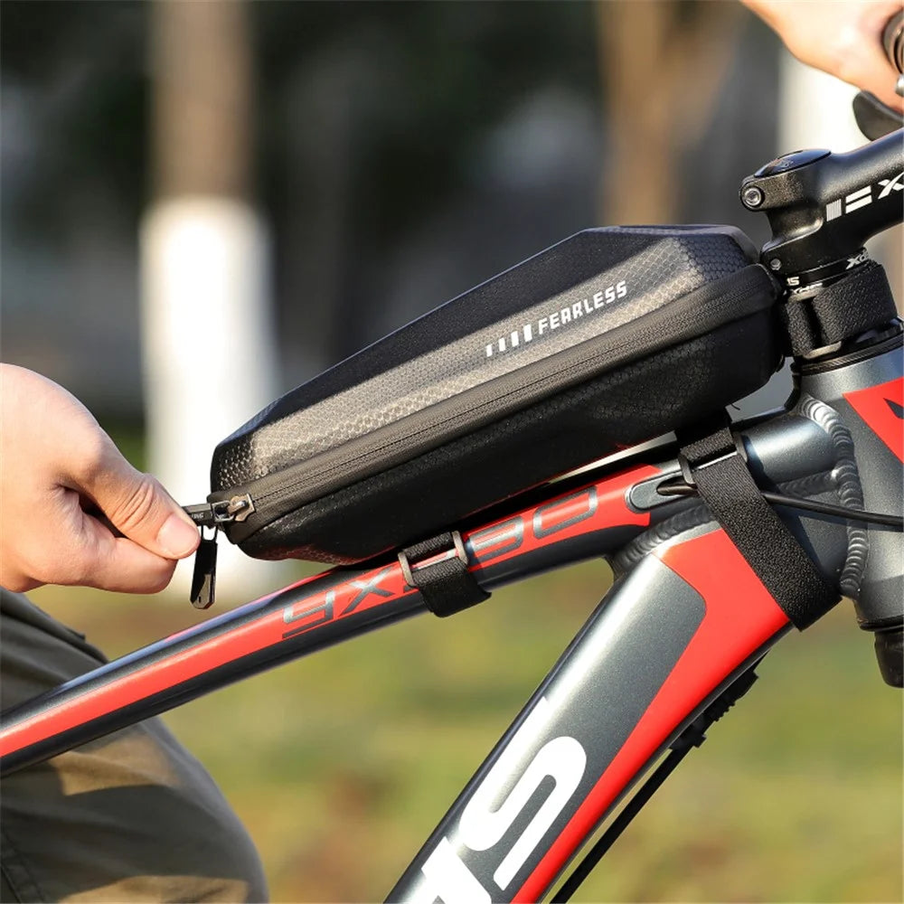WEST BIKING YP0707255 1.5L Bicycle Hard Shell Bag EVA Waterproof Front Bag Front Top Tube Cycling Pouch - 6