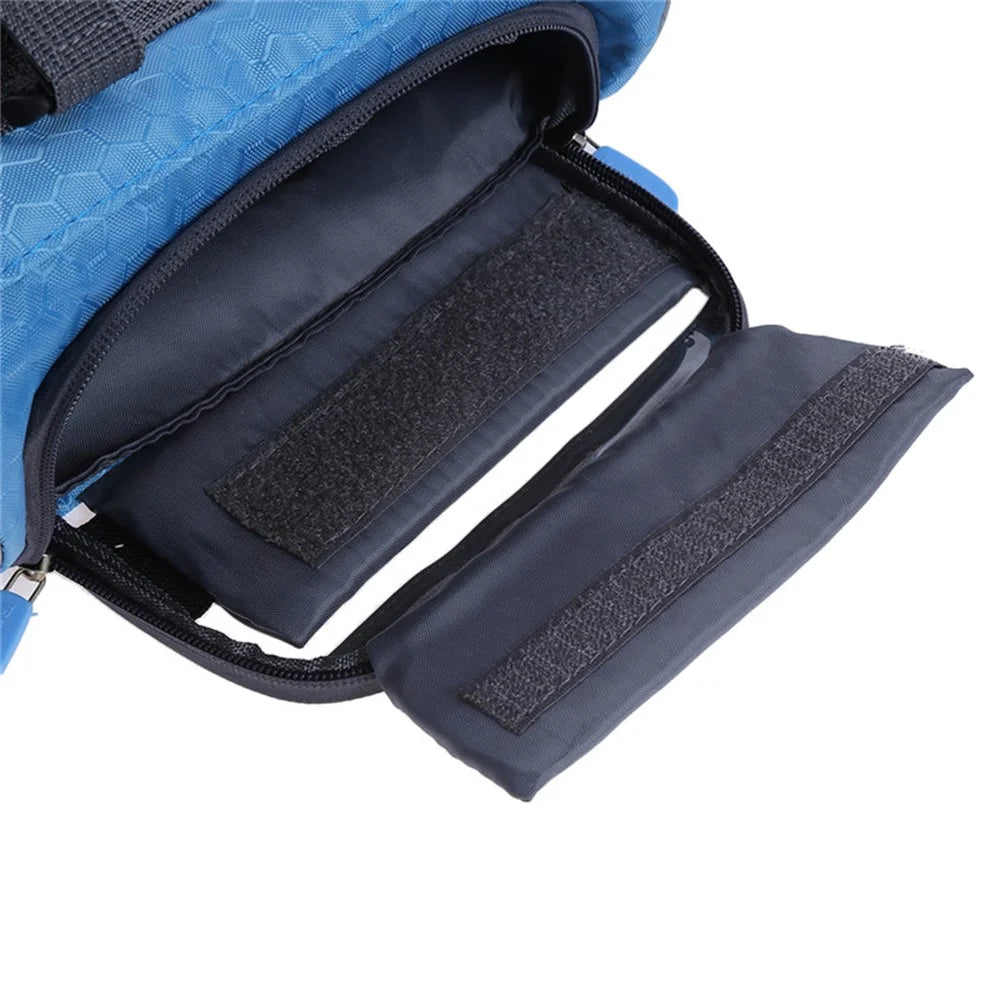Electric Scooter Bike Handlebar Touch Screen Mobile Phone Pocket Waterproof Front Storage Bag - Blue - 3