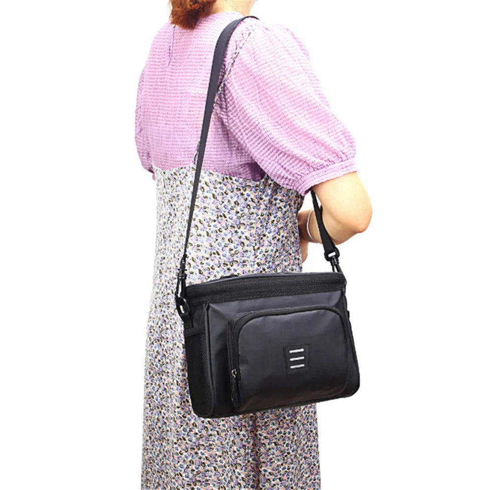 5L PVC Bike Waterproof Storage Bag Touch Screen Phone Pocket Insulation Bicycle Handlebar Front Bag - 5