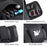 RHINOWALK RK5100 Bicycle Bag MTB Bike Repair Tools Storage Foldable Top Front Bag Tube Frame Bag Bike Saddle Pouch - Black - 4