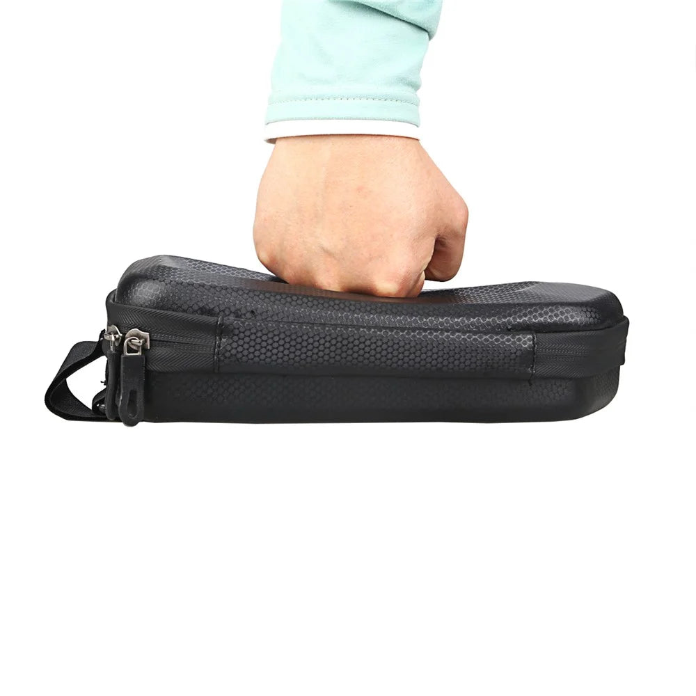 RZAHUAHU Bicycle Front Frame Hard Shell Bag Cycling Bike Waterproof Phone Tools Storage Bag - 5