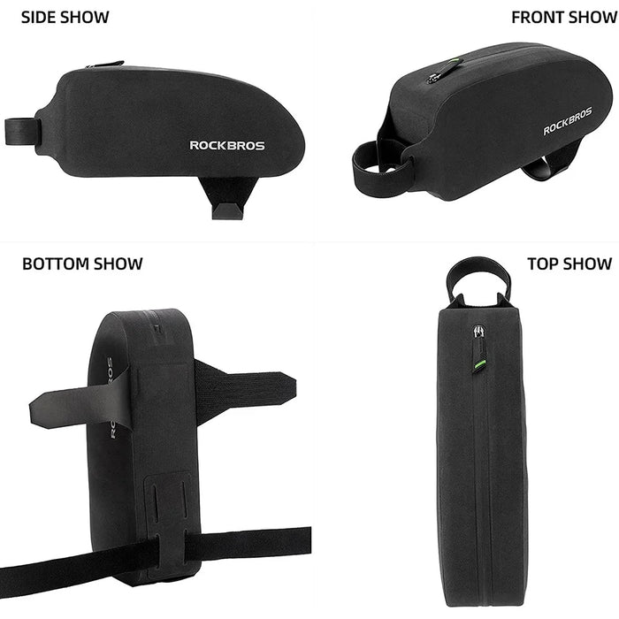 ROCKBROS Bicycle Bag Waterproof Cycling Top Front Tube Frame Bag MTB Road Bicycle Pannier Case - 6