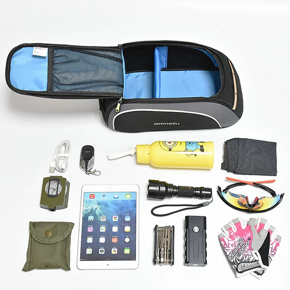 ANMEILU 7010 Electric Scooter Bike Pannier PU Leather Motorcycle Rear Bag - 5