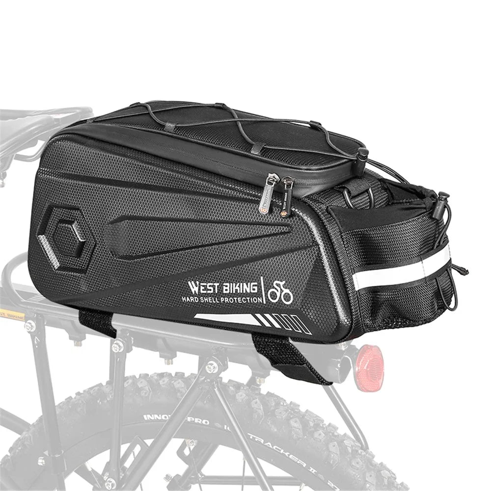 WEST BIKING YP0707281 Bike Trunk Bag Waterproof Saddle Bag Bicycle Rack Rear Carrier Bag Commuter Bike Luggage Bag Pannier - 1