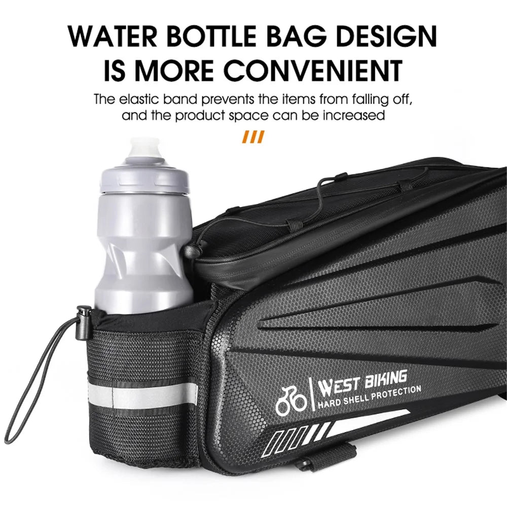 WEST BIKING YP0707281 Bike Trunk Bag Waterproof Saddle Bag Bicycle Rack Rear Carrier Bag Commuter Bike Luggage Bag Pannier - 6