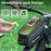 WEST BIKING YP0707283 1.5L Carbon Fiber Hard Shell Bike Phone Bag Waterproof Sensitive Touch Screen Front Frame Phone Bag - 7