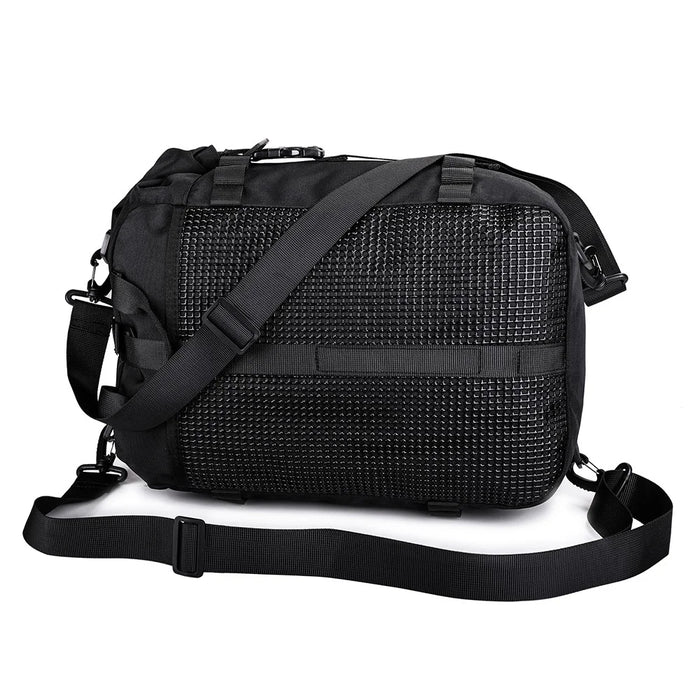RHINOWALK MT216 20L Cycling Motorcycle Fuel Tank Bag Shoulders Backpack Multifunctional Motorbike Seat Side Bag Tail Accessories Bag - Black - 3