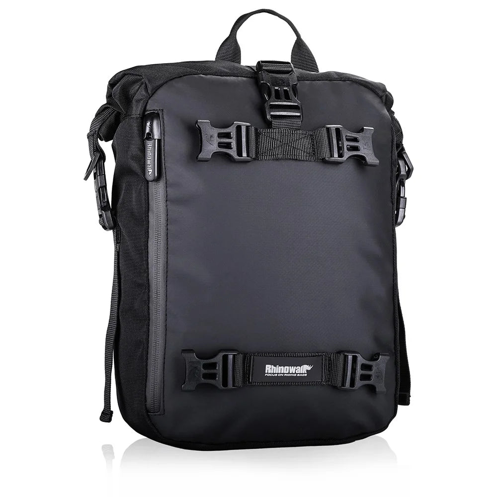 RHINOWALK MT216 10L Motorcycle Backseat Tank Bag Multifunctional Motorbike Rear Seat Side Bag Cycling Accessories - Black - 1