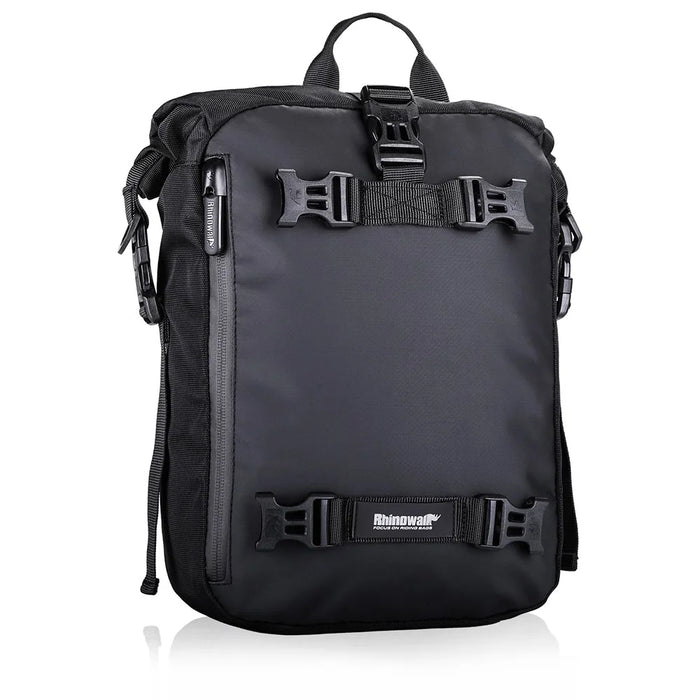 RHINOWALK MT216 10L Motorcycle Backseat Tank Bag Multifunctional Motorbike Rear Seat Side Bag Cycling Accessories - Black - 1