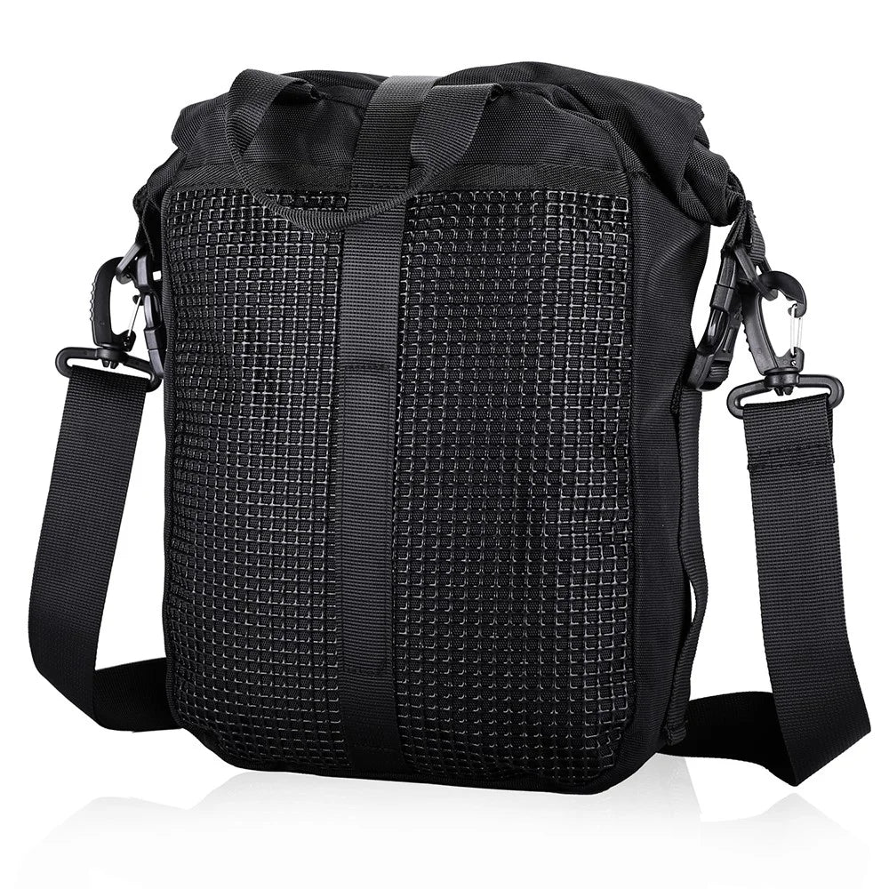 RHINOWALK MT216 10L Motorcycle Backseat Tank Bag Multifunctional Motorbike Rear Seat Side Bag Cycling Accessories - Black - 3