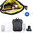 RHINOWALK MT216 10L Motorcycle Backseat Tank Bag Multifunctional Motorbike Rear Seat Side Bag Cycling Accessories - Black - 6