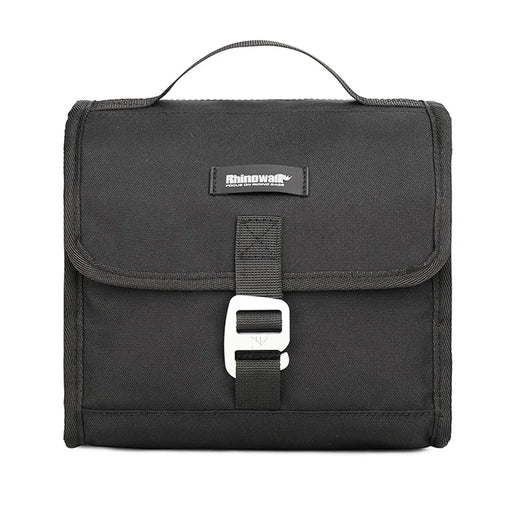 RHINOWALK RK9106 Bike Handlebar Bag Front Frame Bag Cycling Multifunction Shoulder Bag Saddle Bag Handbag with Detachable Shoulder Strap - All Black - 2