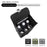 RHINOWALK RK9106 Bike Handlebar Bag Front Frame Bag Cycling Multifunction Shoulder Bag Saddle Bag Handbag with Detachable Shoulder Strap - All Black - 7