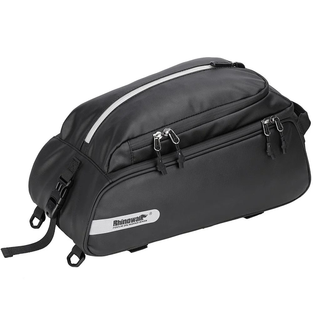 RHINOWALK RK6203 Waterproof Bike Trunk Bag 12L Multifunction Bike Rack Bag Bicycle Rack Pannier Bag Sling Bag Chest Bag - 2