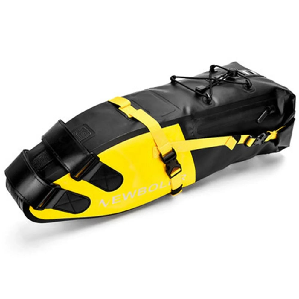 NEWBOLER PAC040 13L Bicycle Water Resistant Bike Saddle Bag Seat Bag Cycling Bag - Yellow - 2