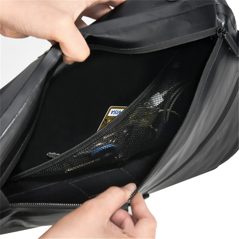 NEWBOLER BAG209 10L Bicycle Triangle Bag Bike Frame Front Tube Bag Waterproof Cycling Bag - 7