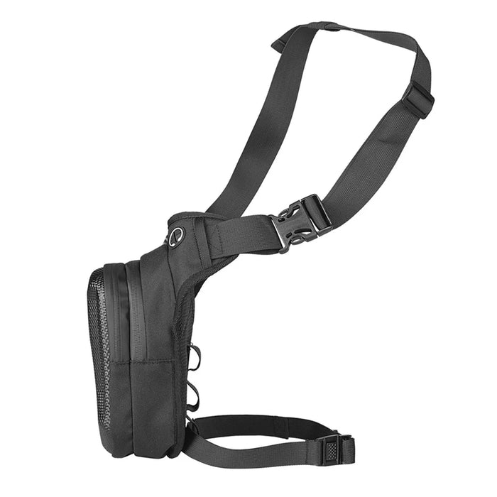 RZAHUAHU Hard Shell Waterproof Motorcycle Riding Cycling Leg Bag Phone Tools Storage Messenger Bag - 7