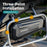 ROCKBROS Motorbike Hard Shell Phone Tools Storage Bag Anti-splash Motorcycle Triangle Bag - 4