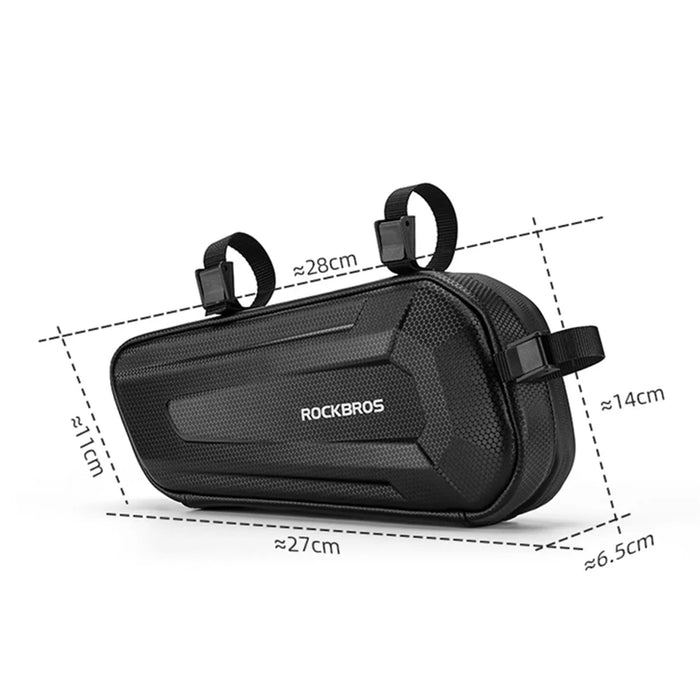 ROCKBROS Motorbike Hard Shell Phone Tools Storage Bag Anti-splash Motorcycle Triangle Bag - 7