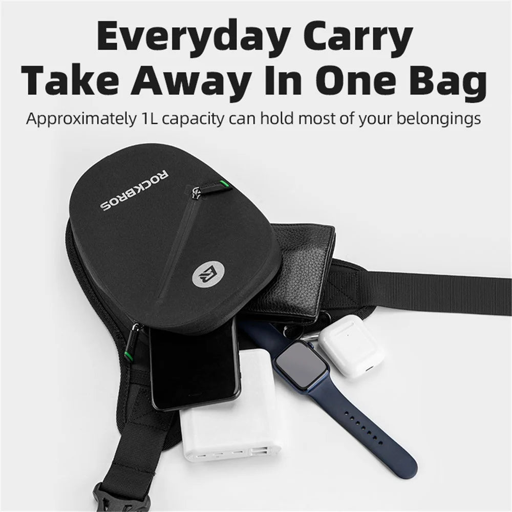 ROCKBROS AS-081 Motorcycle Rider Fanny Pack Waterproof Motorbike Riding Reflective Leg Waist Bag - 5