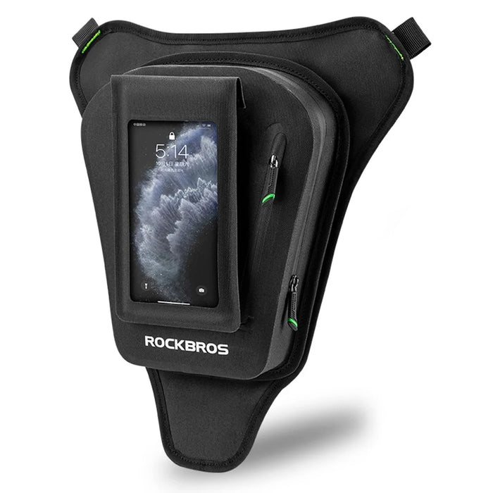 ROCKBROS AS-089 Motorcycle Fuel Tank Magnetic Bag Waterproof Touch Screen Phone Pouch Storage Bag - 1