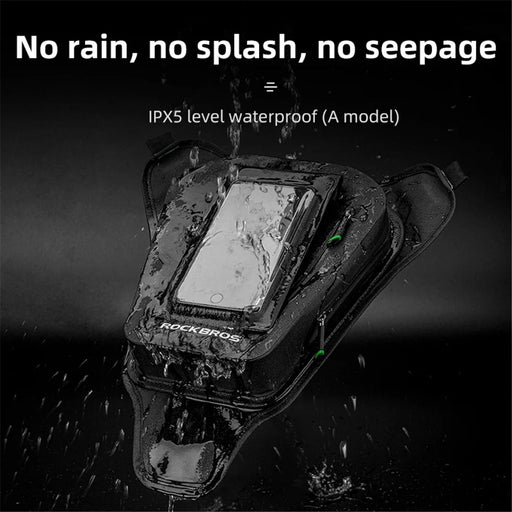 ROCKBROS AS-089 Motorcycle Fuel Tank Magnetic Bag Waterproof Touch Screen Phone Pouch Storage Bag - 2