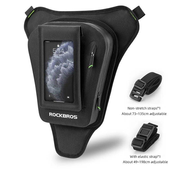 ROCKBROS AS-089 Motorcycle Fuel Tank Magnetic Bag Waterproof Touch Screen Phone Pouch Storage Bag - 3