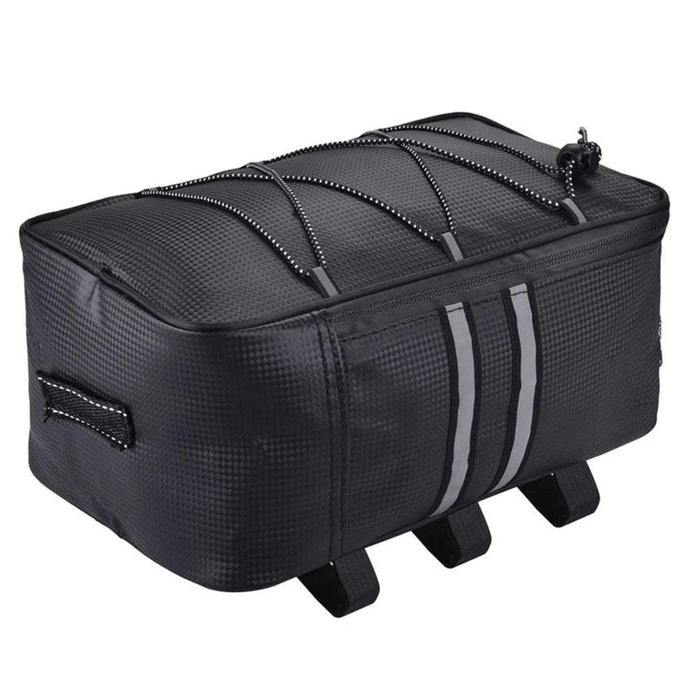 YSANAM YS01S 8L Cycling Bike Rear Bag Rack Waterproof Mountain Road Bicycle Pannier Luggage Carrier - Black - 1