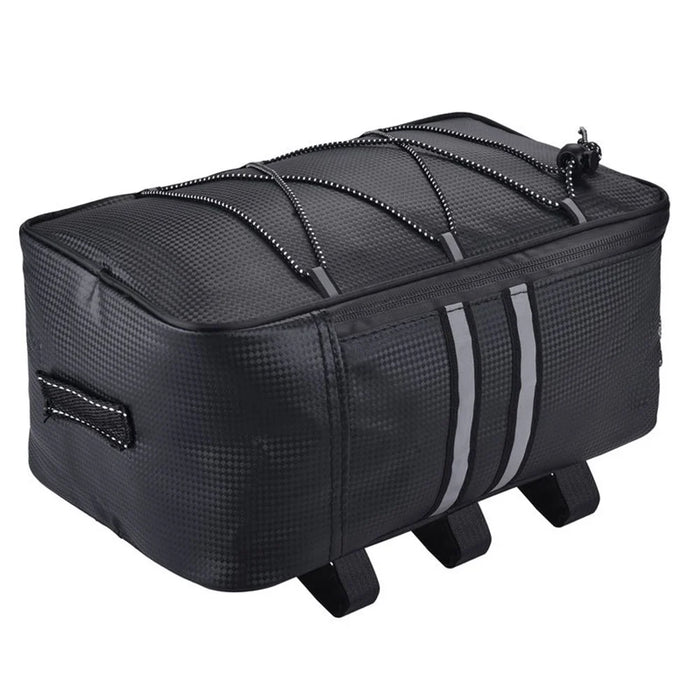 YSANAM YS01S 8L Cycling Bike Rear Bag Rack Waterproof Mountain Road Bicycle Pannier Luggage Carrier - Black - 1