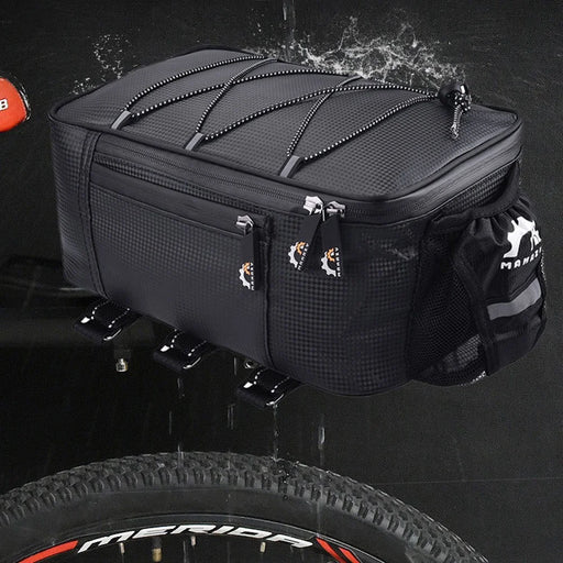 YSANAM YS01S 8L Cycling Bike Rear Bag Rack Waterproof Mountain Road Bicycle Pannier Luggage Carrier - Black - 2