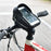 YSANAM YS-10B Bike Bicycle Bag Waterproof Bike Phone Storage Bag Front Frame Top Tube Handlebar Bag with Touch Screen Holder Case - 4