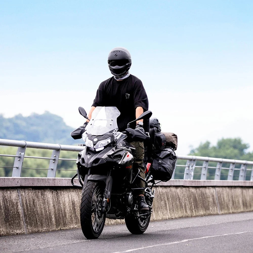 RHINOWALK MT4060 Motorcycle Travel Luggage Expandable 40L to 60L Large Capacity Wear Resistant Trunk Rack Bag Outdoor Cycling Accessories - 4