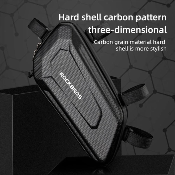 ROCKBROS CM300 Reflective Hard Shell Motorcycle Side Bag Waterproof Tool Bag - B106 / Left - 5