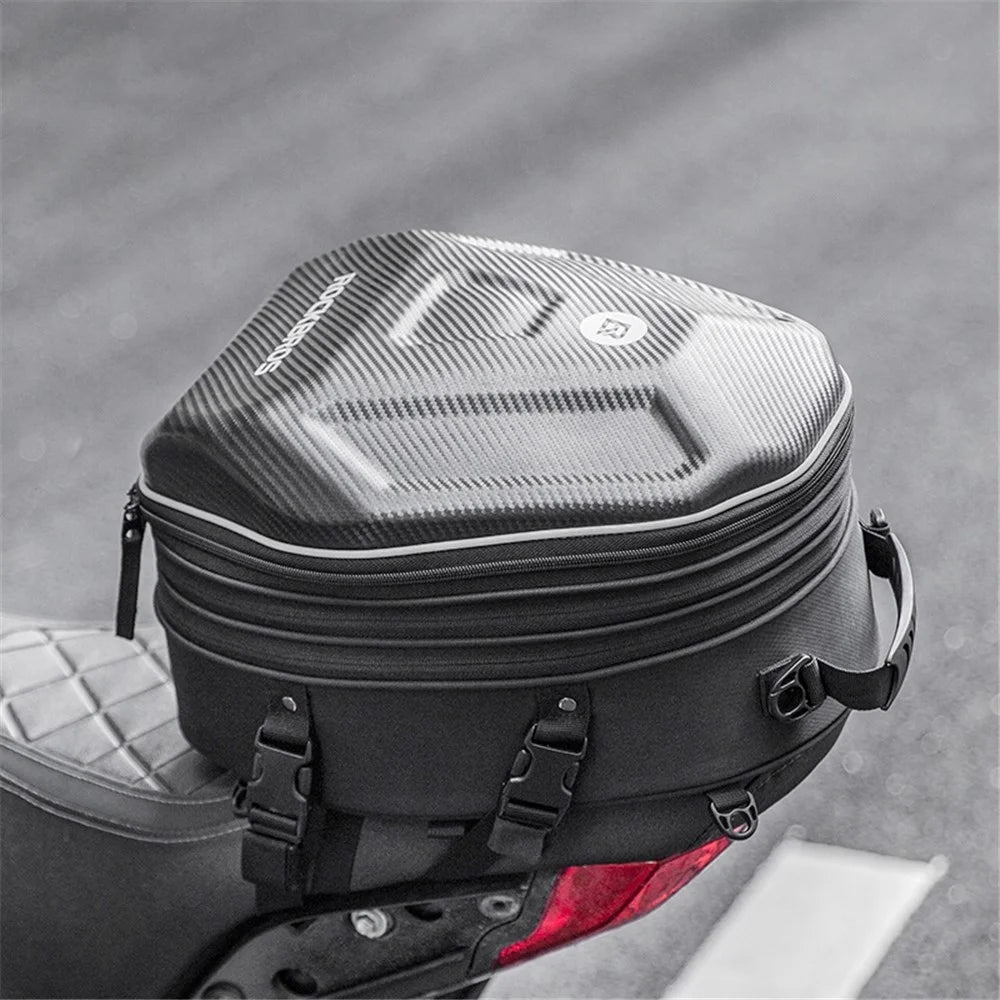 ROCKBROS Motorcycle Backpack for Helmet Waterproof Large Capacity Motorbike Tail Bag - 3