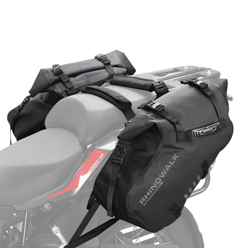 RHINOWALK MT1428BK Waterproof Motorbike Two Side Saddle Bag Motorcycle Luggage Pannier Storage Bag - 1